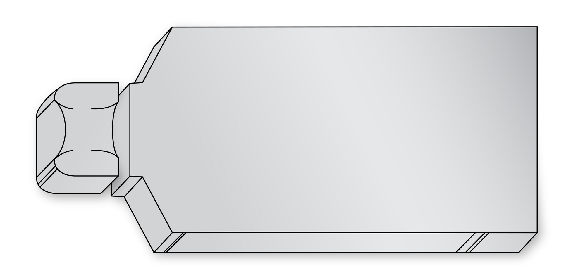 Stryker 1089 Ultra Comfort, Cradle Head Eye Stretcher Pad with Color Identifier (26"w)
